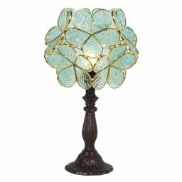 Lampa Stołowa Tiffany Kwiatki Clayre & Eef