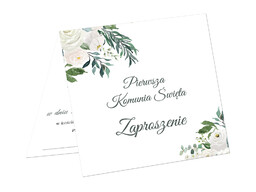 Zaproszenia na I Komunię Świętą - 6 szt.