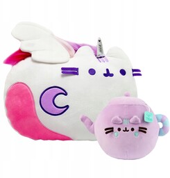 Pusheen jednorożec ze skrzydełkami, poduszka i Squishy czajniczek
