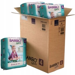 Pieluszki dla dzieci Bambo Nature 4 maxi (7-14