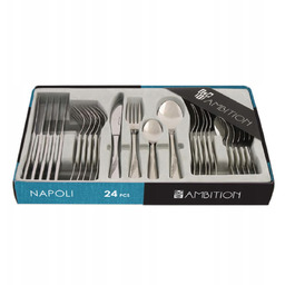 Komplet sztućców Napoli 24-elementowy Ambition