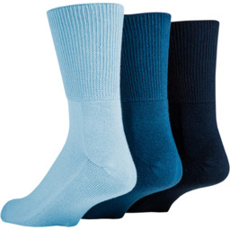 IOMI 3PACK Skarpety bezuciskowe, bambusowe, dla diabetyków, Bamboo,