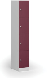 Szafka skrytkowa, 4 schowki, 1850 x 300 x