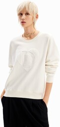 Bluza z logo z efektem tłoczenia