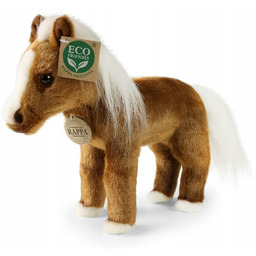 Maskotka Brązowy Konik Stojący Koń - 23cm