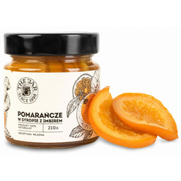 Pomarańcza w syropie z imbirem do herbaty zimowej