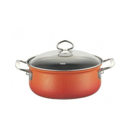 Riess Garnek Niski 16 cm Corall