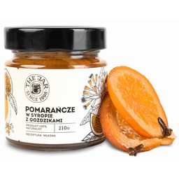 Pomarańcza w syropie z goździkami do herbaty 210