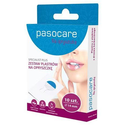 PASOCARE SPECIALIST Plus Zestaw plastrów na opryszczkę, 10