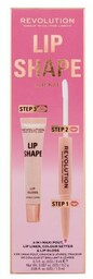 Makeup Revolution London Lip Shape zestaw zestaw Pink