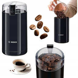 Czarny Młynek Do Mielenia Kawy Bosch Czarny Duża