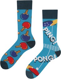 Todo Socks Ping Pong,, Tenis stołowy, piłeczki, paletki,