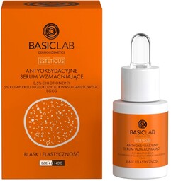 BasicLab Elastyczność i Blask Antyoksydacyjne serum wzmacniające 15