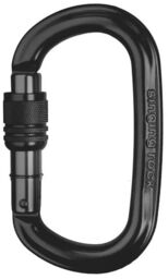 Karabinek wspinaczkowy SINGING ROCK Ozone Screw black