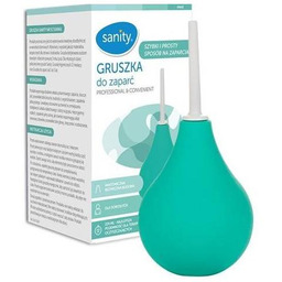SANITY Gruszka do zaparć (z kanką nr 9)