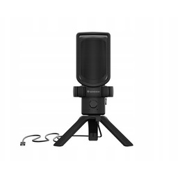 Genesis Radium 250 Mikrofon Usb na statywie czarny