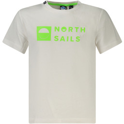 NORTH SAILS KOSZULKA Z KRÓTKIM RĘKAWEM DZIECIĘCA BIAŁA