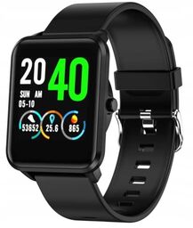 Smartwatch Bemi KIX Czarny -Praca Serca, Poziom tlenu