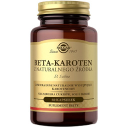 Beta-Karoten suplement diety 60 kapsułek