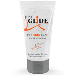 Medyczny hybrydowy żel nawilżający Just Glide Performance 50