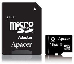 Apacer karta pamięci Secure Digital Card, 16GB, micro