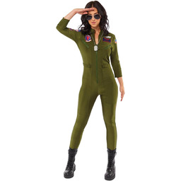 Amscan - Kostium Top Gun Maverick, pilot, kombinezon,