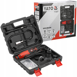 Yato Miniszlifierka Wielofunkcyjna 130W 6 Prędkości 10000-35000RPM 83el.