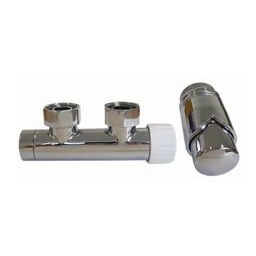 Zawór DUO-PLEX chrom prawy