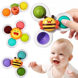 3X Fidget Spinner Zabawka Do Kąpieli Sensoryczna