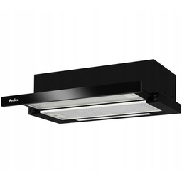 Okap teleskopowy Amica OTP6253BG 389 m3/h Czarny