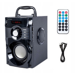 Głośnik Bluetooth Przenośny 15W Bass Dj Usb Sd