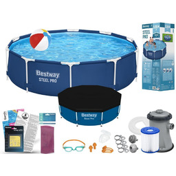 Basen Bestway 305x76 Ogrodowy Stelażowy 56679 12w1