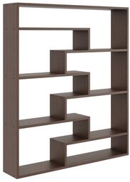 Regał ścienny na książki, biblioteczka, ELVO, 104x18x120 cm,