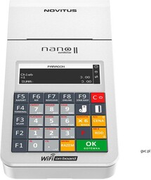 Kasa fiskalna NOVITUS NANO II ONLINE biała
