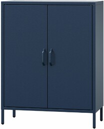 Komoda na nóżkach z półkami VITO modern: granatowa