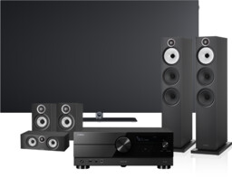 Loewe Inspire 65 + (czarny) + RXA2A (czarny)