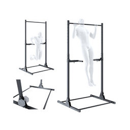 Wielofunkcyjny drążek treningowy stacjonarny UNDERFIT z uchwytami