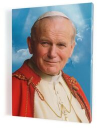Jan Paweł II, obraz religijny na płótnie