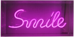 Lampa stołowa dekoracyjna Neon FM-NLB46 Zumaline LED smile