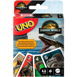 Gra karciana UNO Jurassic World JFT28 Zyskaj