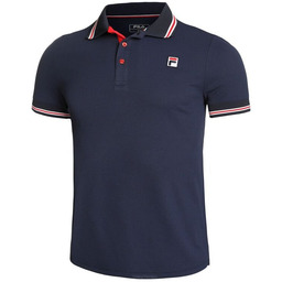 Koszulka tenisowa Fila Polo Piro granatowa XL