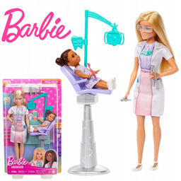 Lalka Barbie Kariera Lekarz Dentystka Zabawka Dla Dziewczynki