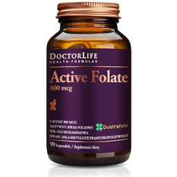 Doctor Life Active Folate aktywny kwas foliowy 800mcg
