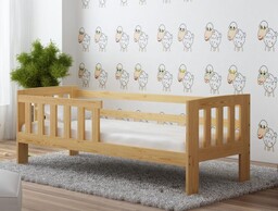 Łóżko dziecięce drewniane ALA 160X70 sosna