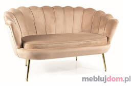 Sofa CAMELLIA VELVET Signal Beżowy