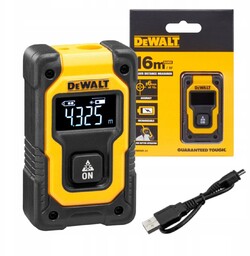 Dewalt Kieszonkowy Dalmierz Laserowy Ładowany Usb Do 16M