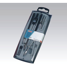 Cyrkiel szkolny HERLITZ 7cz. czarny Herlitz