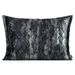 Eurofirany Poszewka dekoracyjna 50x70 Blink 43 czarna srebrna