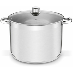 Garnek Prosty Indukcja Stalowy Wysoki Duży Gastronomiczny Tadar