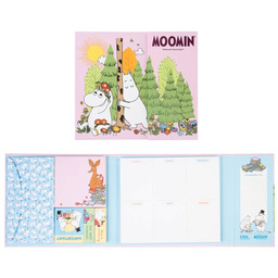 Planner Muminki tygodniowy A4 z karteczkami samoprzylepnymi